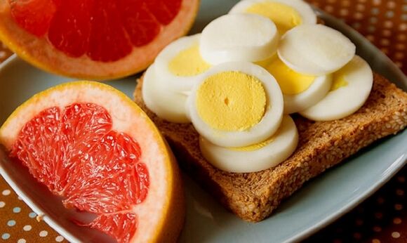 яйца и грейпфрут для диеты магги